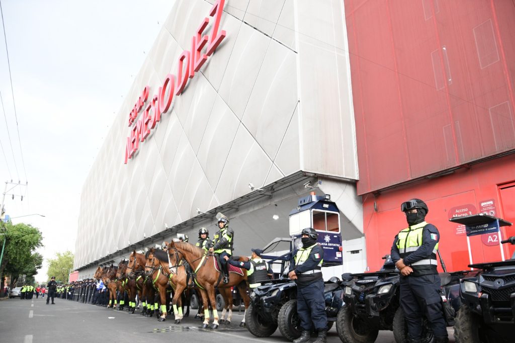 Despliega Secretaría de Seguridad del Edomex más de mil Policías Para la Final del Torneo de Clausura 2025 Toluca – América