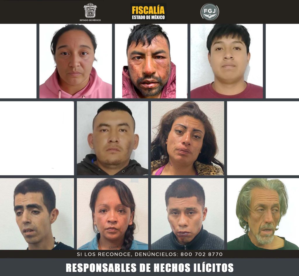 Obtiene Fiscalía Edoméx Sentencias de Condena Para Nueve Personas Responsables de Secuestro