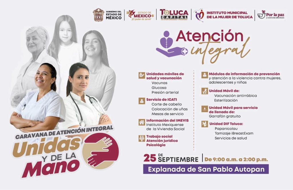 Con Servicios Gratuitos Abre Caravana de Atención Integral en la Zona Norte de Toluca