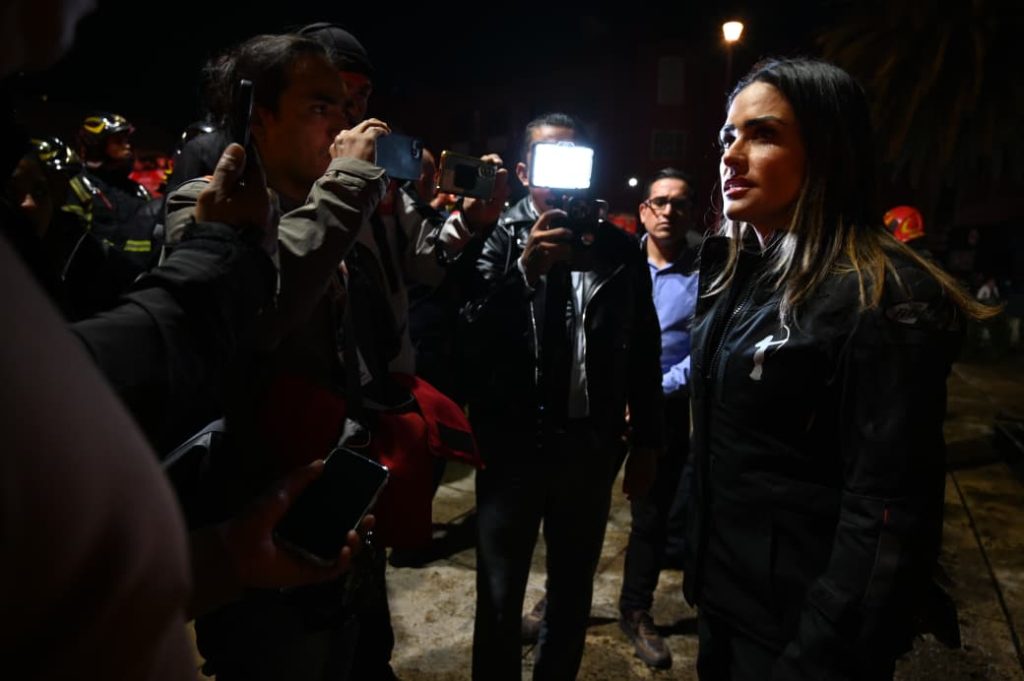 Protección Civil de Cuauhtémoc Atiende Incendio en Inmediaciones del Monumento a la Revolución