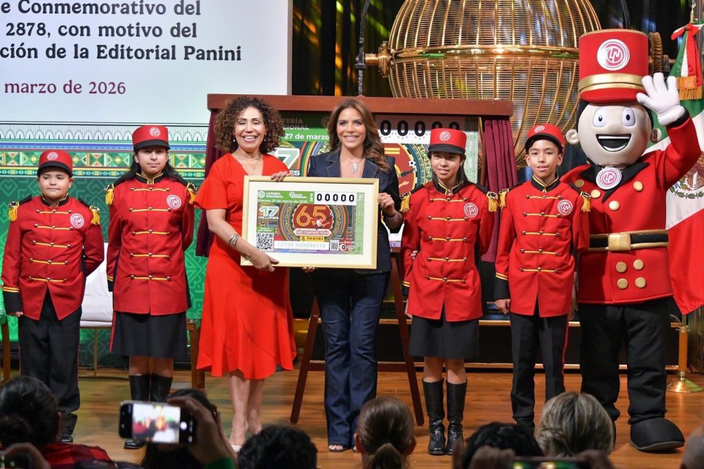 Lotería Nacional Dedica Sorteo a Panini por su Aniversario
