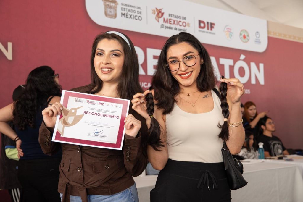 Invita Gobierno del EdoMéx al arranque del “Trenzatón 2026”; dona cabello para elaborar pelucas oncológicas 