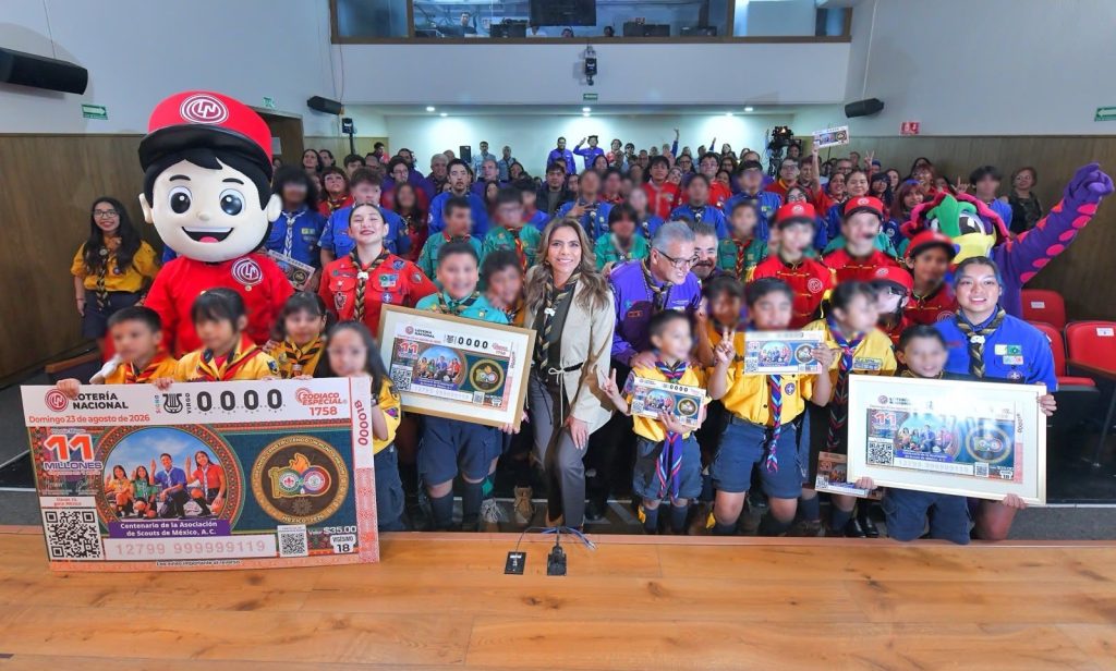 Lotería Nacional Reconoce el Legado de los Scouts en la Formación de Niñas, Niños y Jóvenes